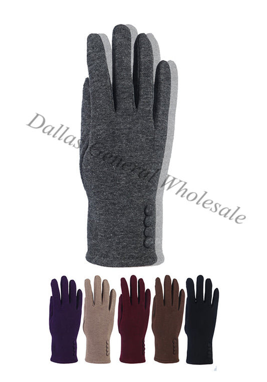 Bulk Buy Ladies Fashion Fleece Lining Gloves Wholesale