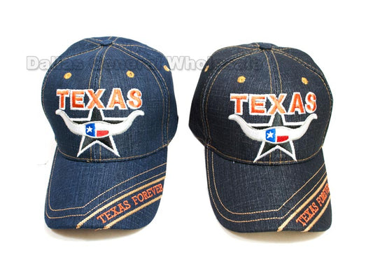 Lone Star State Denim Caps | Assorted