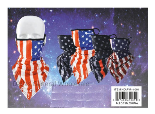 Bulk Buy USA Flag Half Face Masks Balaclavas Wholesale