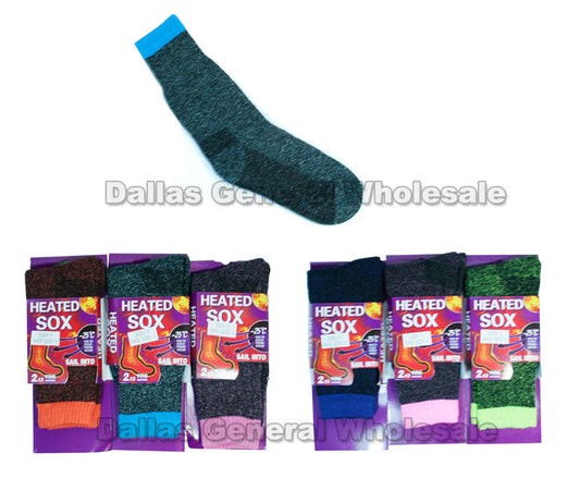 Bulk Buy Women Thermal Crew Socks Wholesale