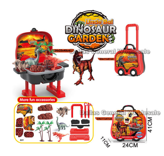 Bulk Buy Toy Dinosaur World Suitcase Play Set Wholesale