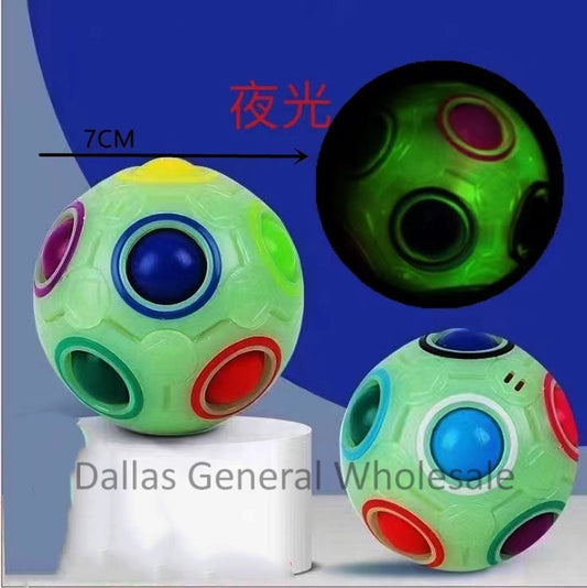 Bulk Buy Fidget Toy Puzzle Balls with Lights Wholesale