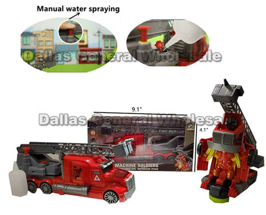Bulk Buy Electronic Toy Robot Fire Trucks Wholesale