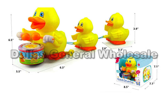 Bulk Buy Electronic Robot Ducks with Drums Wholesale