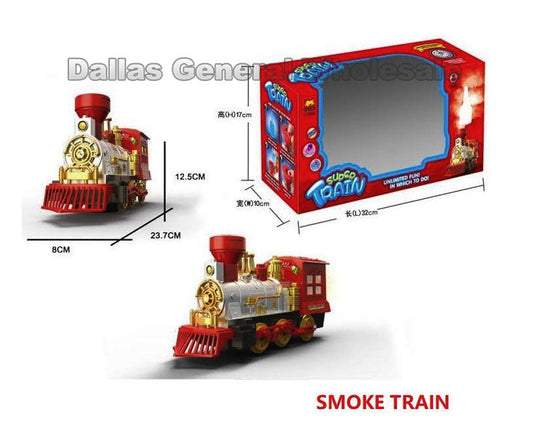 Bulk Buy Toy Electronic Trains W/ Steam Wholesale