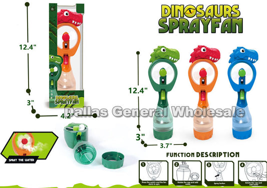 Bulk Buy Dinosaur Portable Water Spray Fans Wholesale