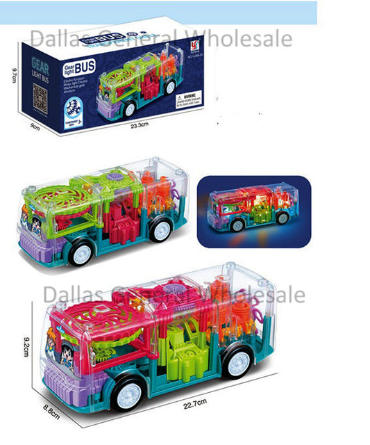Bulk Buy Toy Transparent Mechanical Bus Wholesale
