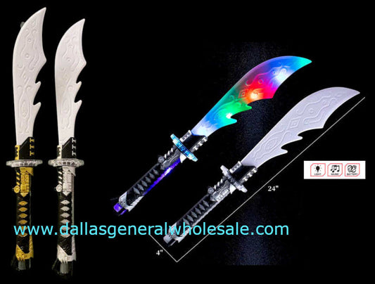 Bulk Buy Toy Glowing Light Up Pirate Swords Wholesale