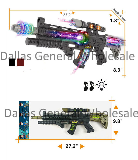 Flashing Machine Guns -(Sold By 6 PCS =$54.99)