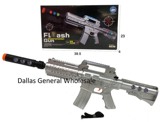 Bulk Buy 20" Toy Flashing Machine Guns Wholesale
