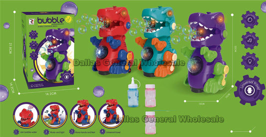 Bulk Buy Toy Robot Dinosaur Bubble Blowers Wholesale