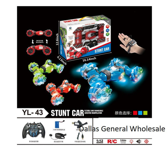 Bulk Buy Electronic R/C 360 Stunt Cars Wholesale