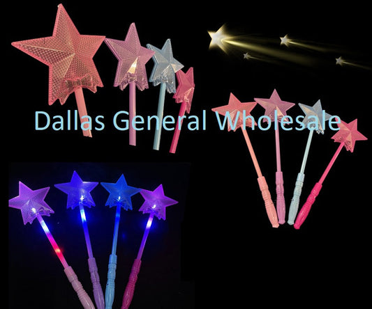 Carnival Glowing Fairy Star Wands Wholesale MOQ 12