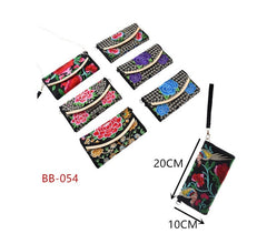 Bulk Buy Embroidered Fashion Wallets Wholesale
