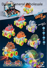 Bulk Buy Toy Friction LED Dinosaur Cars Wholesale