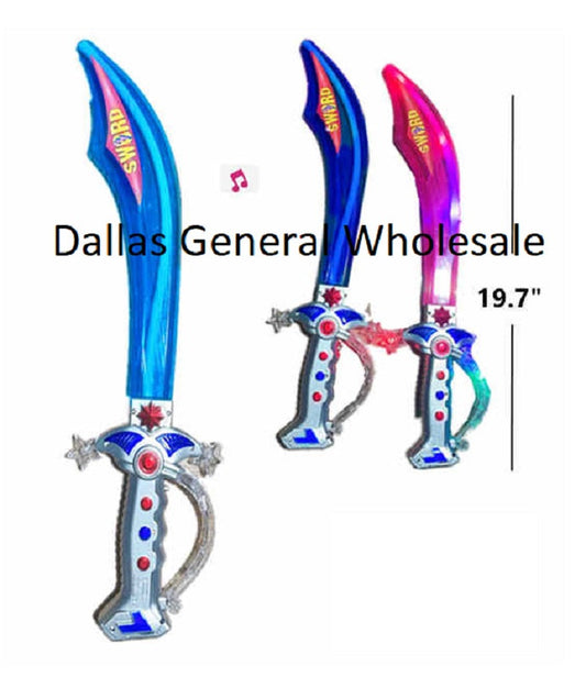 Bulk Buy Glowing LED Light Up Pirate Swords Wholesale