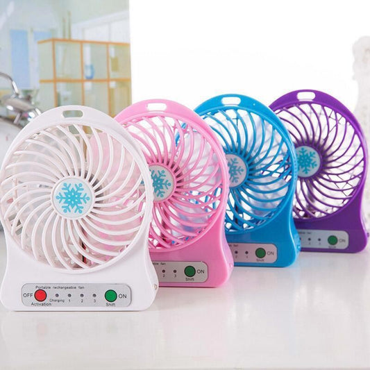 Electronic Rechargeable Mini Fans Wholesale MOQ 12
