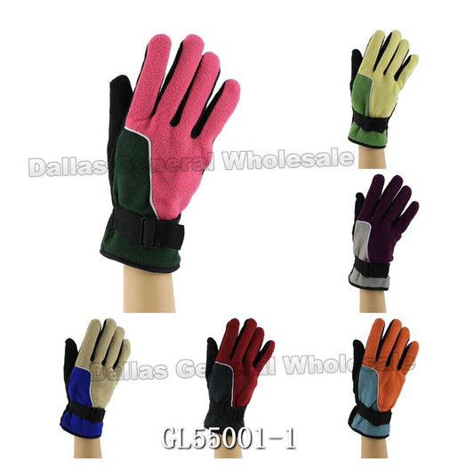 Bulk Buy Womens Fleece Gloves Wholesale