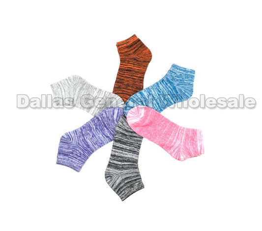 Bulk Buy Women's Patterned Casual Ankle Socks