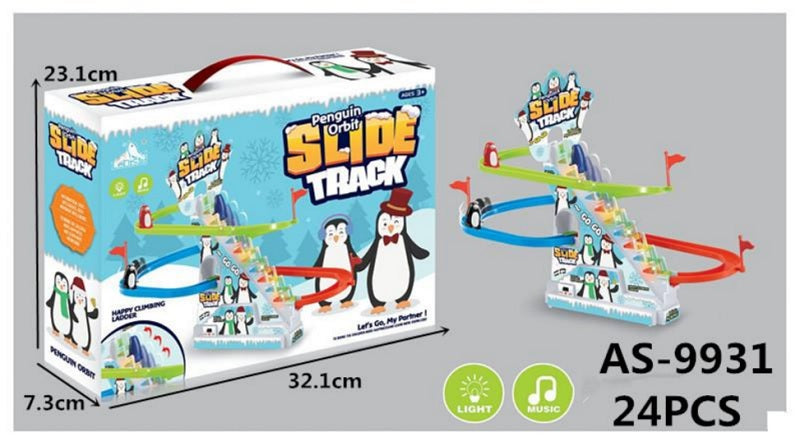 Bulk Buy Toy Penguins Roller Coaster Tracks Wholesale