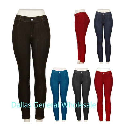 Girls Fashion Pull On Jeans Wholesale
