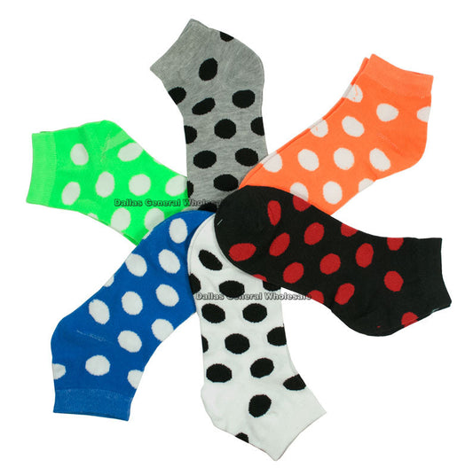 Ladies Printed Ankle Socks Wholesale