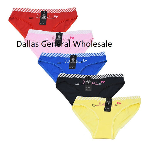 Bulk Buy Girls Casual LOVE Underwear Wholesale