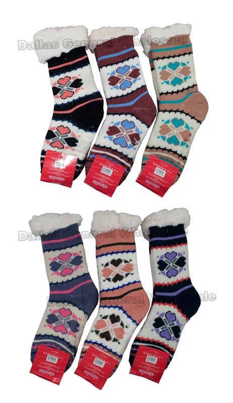 Bulk Buy Cute Thermal House Socks Wholesale