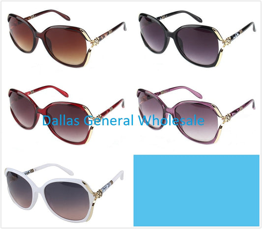 Bulk Buy Ladies Cute Large Frame Sunglasses Wholesale