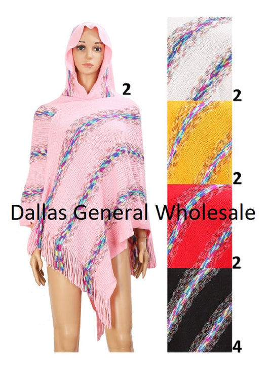 Bulk Buy Ladies Cute Hoodie Sweater Poncho Wholesale