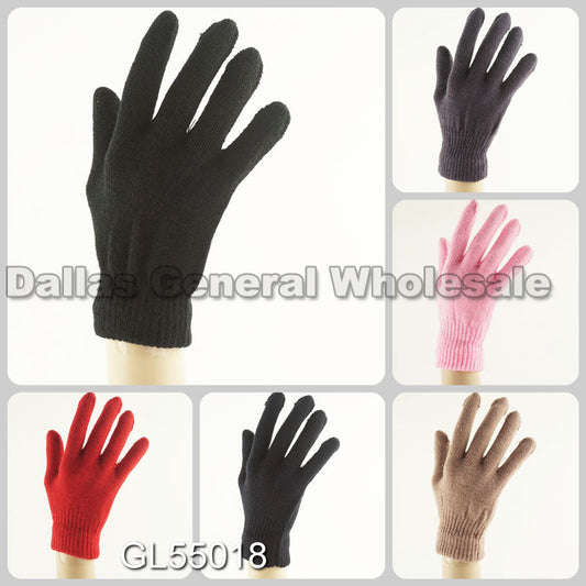 Bulk Buy Ladies Winter Knitted Gloves Wholesale