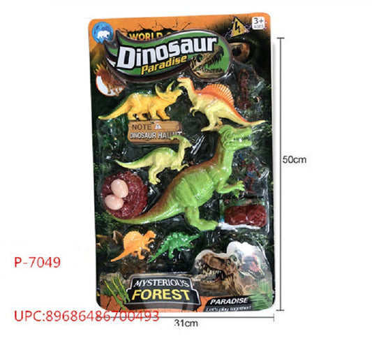 Bulk Buy 10 PC PVC Dinosaurs Play Sets Wholesale