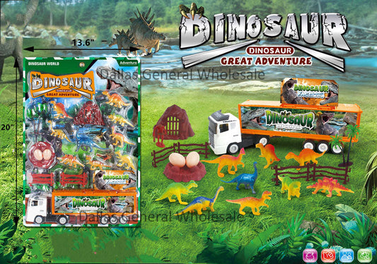 Bulk Buy Cardboad Display Dinosaurs Play Sets Wholesale
