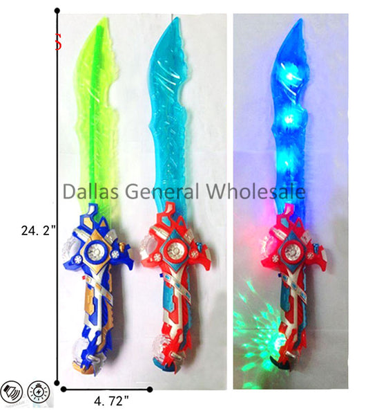 Bulk Buy Carnival Flashing Light Up Swords Wholesale