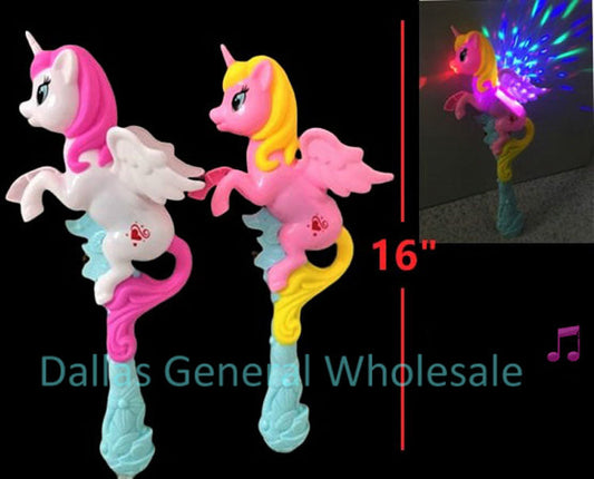 Bulk Buy Toy Light Up Unicorn Wands Wholesale