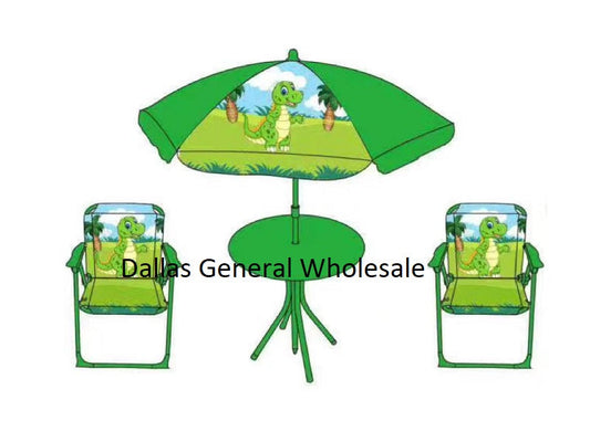 Bulk Buy Dinosaurs Patio Folding Chairs / Umbrella Table Wholesale