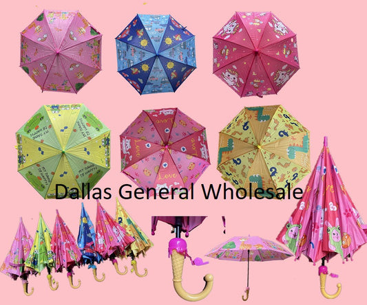 Children's Cute Ice Cream Umbrellas Wholesale MOQ 12