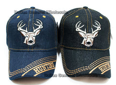 Deer Design Fashion Jeans Caps