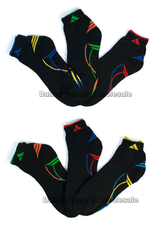 Men Casual Black Ankle Socks Wholesale
