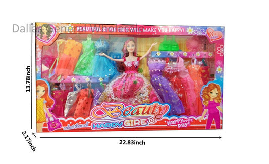 Bulk Buy 16 PC Girls Fashion Doll Closet Play Set Wholesale