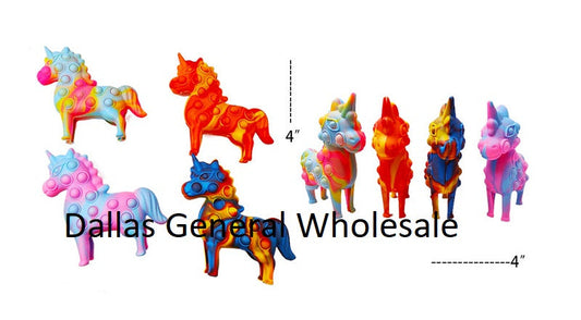 Bulk Buy 3D Unicorn Fidget Pops Wholesale