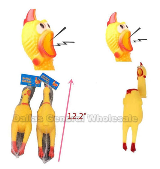Chicken Chewy Squeaky Toys Wholesale MOQ 12