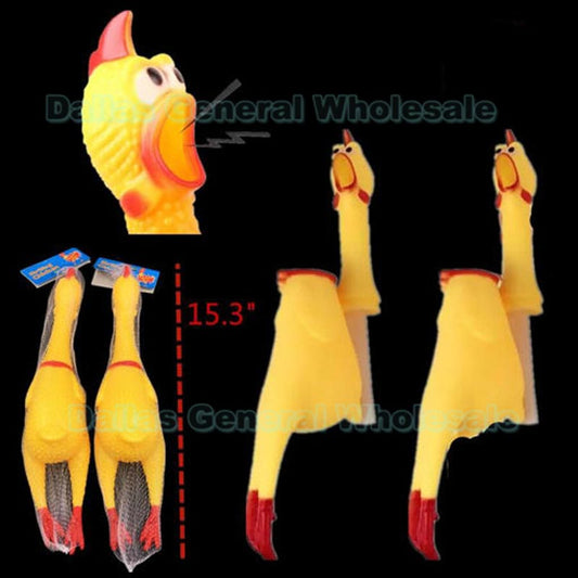 Chicken Chewy Squeaky Toys Wholesale MOQ 12
