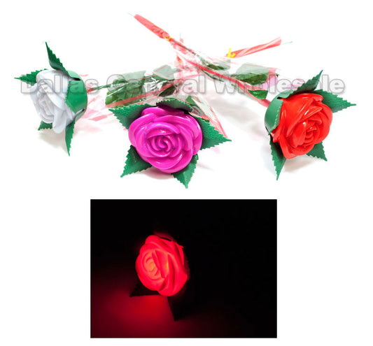Bulk Buy Flashing Light Up Roses Wholesale