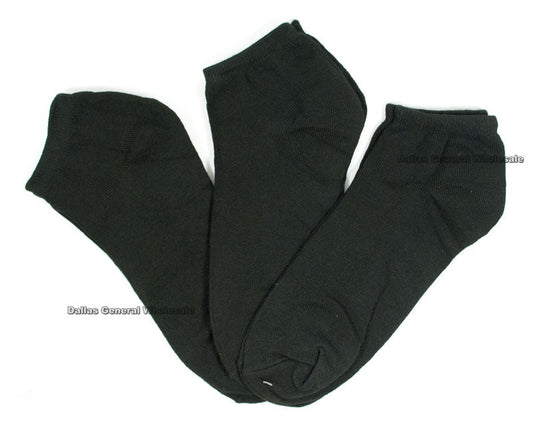 Low Cut Black Color Socks Wholesale