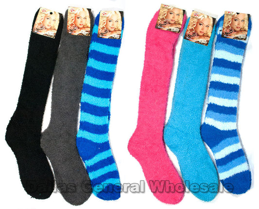 Over Knee Fuzzy Socks Wholesale