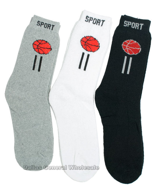 Men Casual Sports Crew Socks Wholesale
