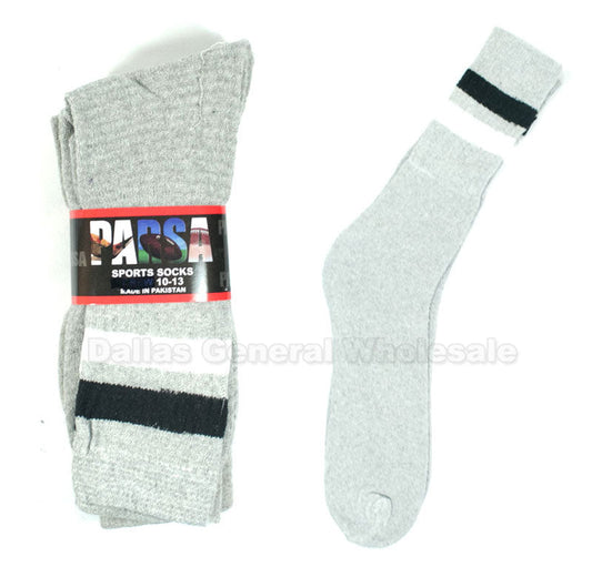 Men Grey Tube Socks Wholesale
