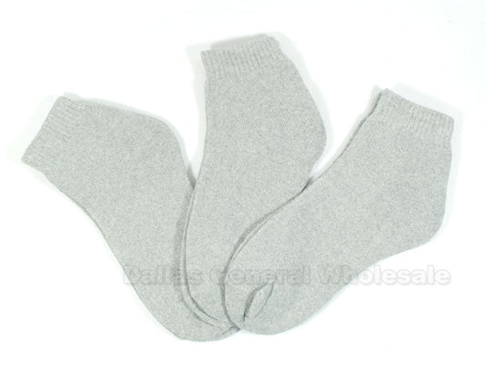 Men Grey Color Ankle Socks Wholesale