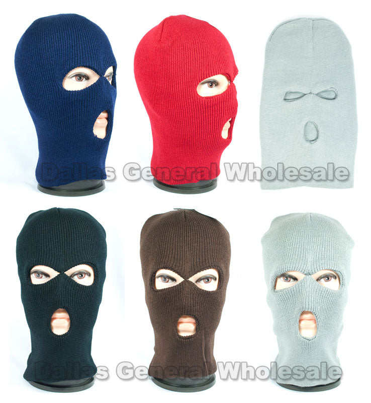 Bulk Buy 3 Hole Beanie Masks / Balaclava Wholesale
